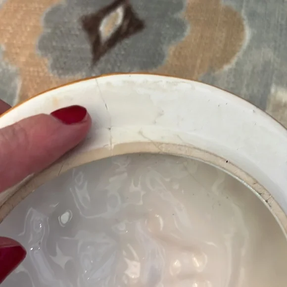 Vintage Capodimonte dish
